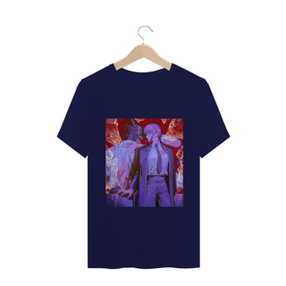 Camiseta Chainsaw Man Makima e Denji - Tecido Classic