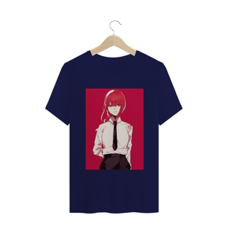 Camiseta Minimalista Makima Chainsaw Man - Tecido Classic