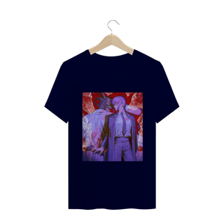 Camiseta Chainsaw Man Makima e Denji - Tecido Quality