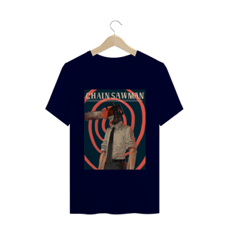 Camiseta Chainsaw Man Espiral - Tecido Quality