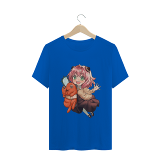Nome do produto Camiseta Anya e Pochita - Spyxfamily e Chainsaw Man - Tecido Quality