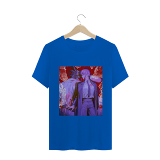 Nome do produto Camiseta Chainsaw Man Makima e Denji - Tecido Quality