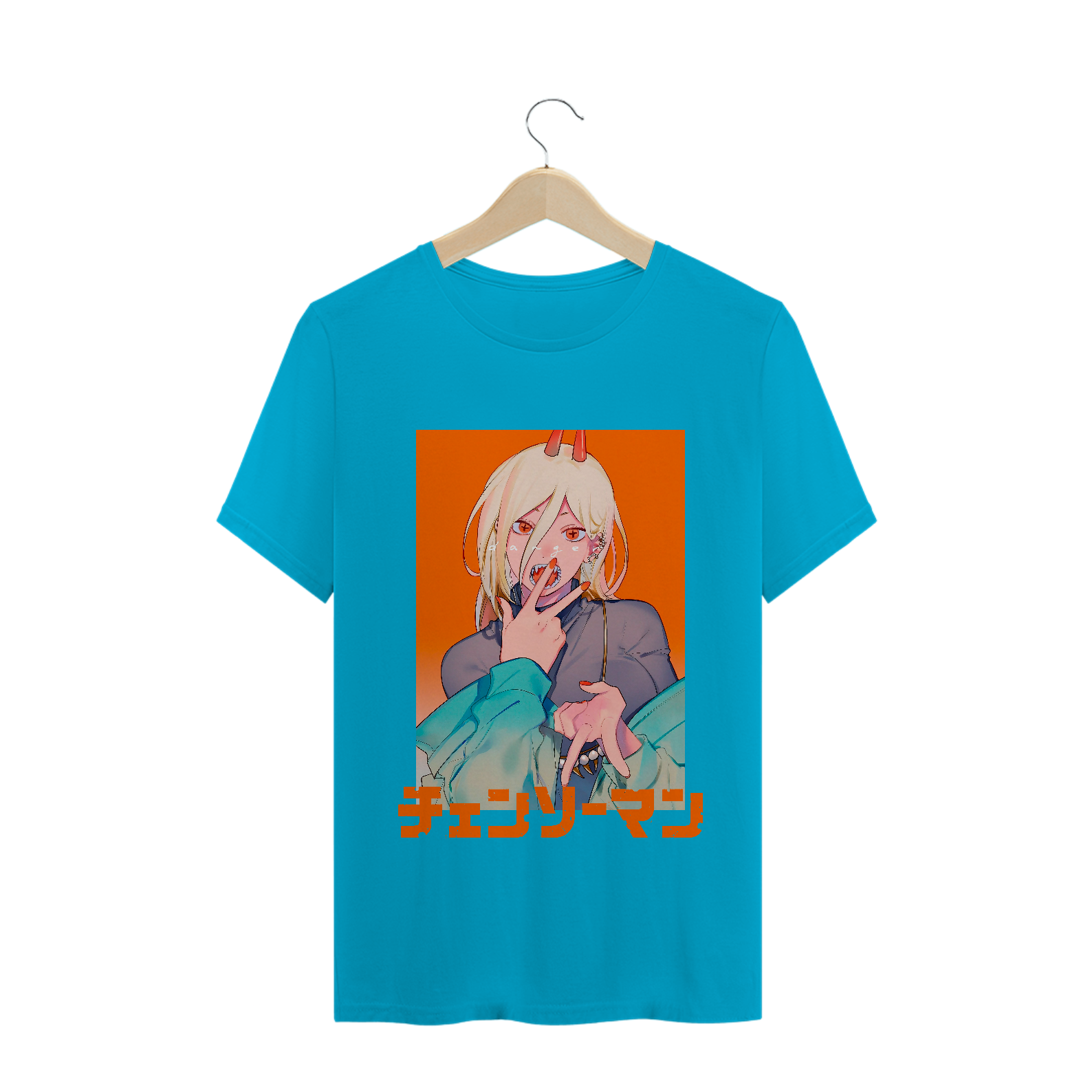 Camiseta Power Chainsaw Man - Tecido Classic