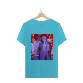 Nome do produto Camiseta Chainsaw Man Makima e Denji - Tecido Quality