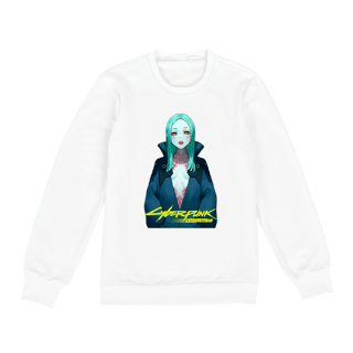 Nome do produto Moletom Fechado Unissex Rebecca Cyberpunk