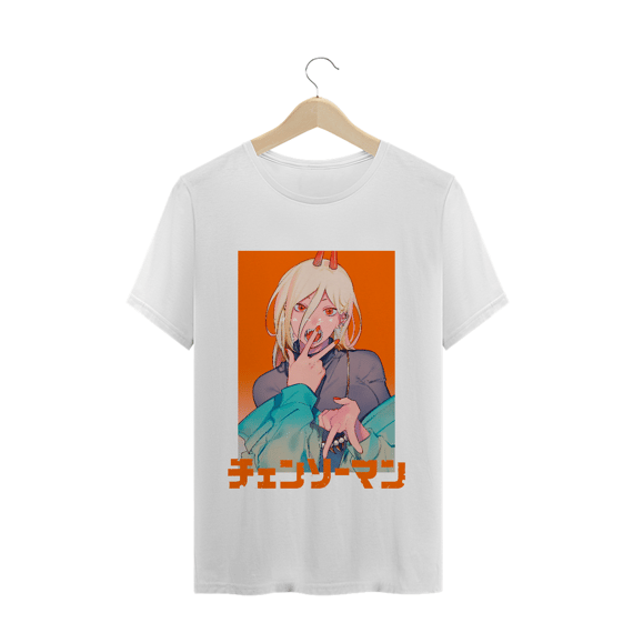 Camiseta Power Chainsaw Man - Tecido Prime