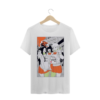 Nome do produto Camiseta Chainsaw Man Estilo Mangá Colegial - Tecido Quality