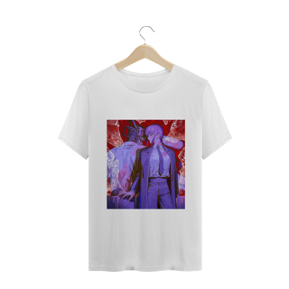 Nome do produto Camiseta Chainsaw Man Makima e Denji - Tecido Classic
