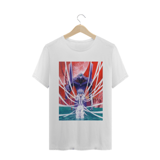 Camiseta Evangelion Ayanami Arte - Tecido Classic