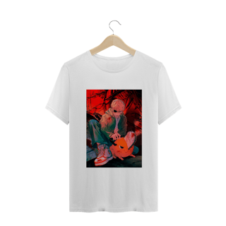 Nome do produto Camiseta Chainsaw Man Denji e Pochita - Tecido Quality