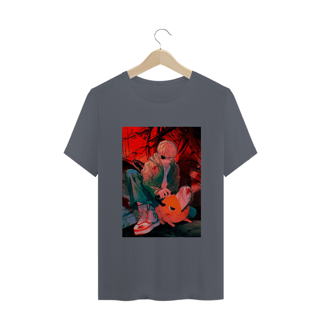 Nome do produto Camiseta Chainsaw Man Denji e Pochita - Tecido Classic