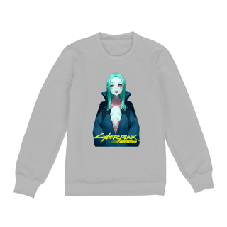 Nome do produto Moletom Fechado Unissex Rebecca Cyberpunk