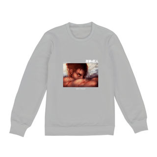 Nome do produto Moletom Fechado Unissex Eren Anjo Caído Attack on Titan