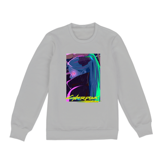 Nome do produto Moletom Fechado Unissex Rebecca Cyberpunk