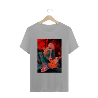 Nome do produto Camiseta Chainsaw Man Denji e Pochita - Tecido Classic