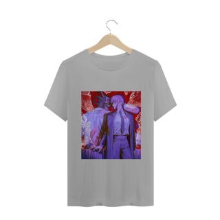 Nome do produto Camiseta Chainsaw Man Makima e Denji - Tecido Classic