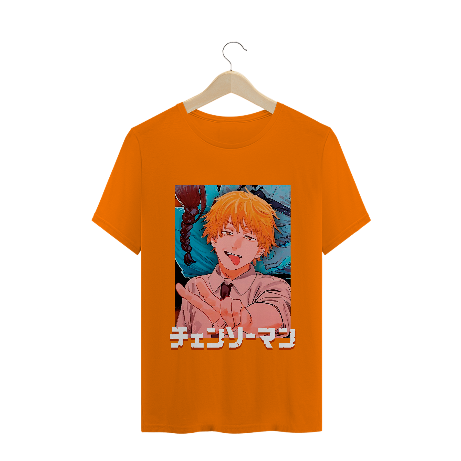 Camiseta Denji Chainsaw Man - Tecido Quality