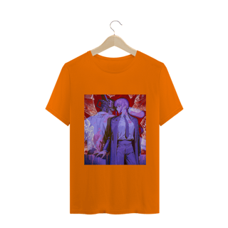 Nome do produto Camiseta Chainsaw Man Makima e Denji - Tecido Classic