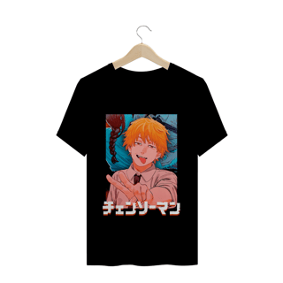 Camiseta Denji Chainsaw Man - Tecido Prime