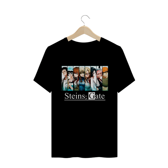 Camiseta Steins;Gate - Tecido Classic