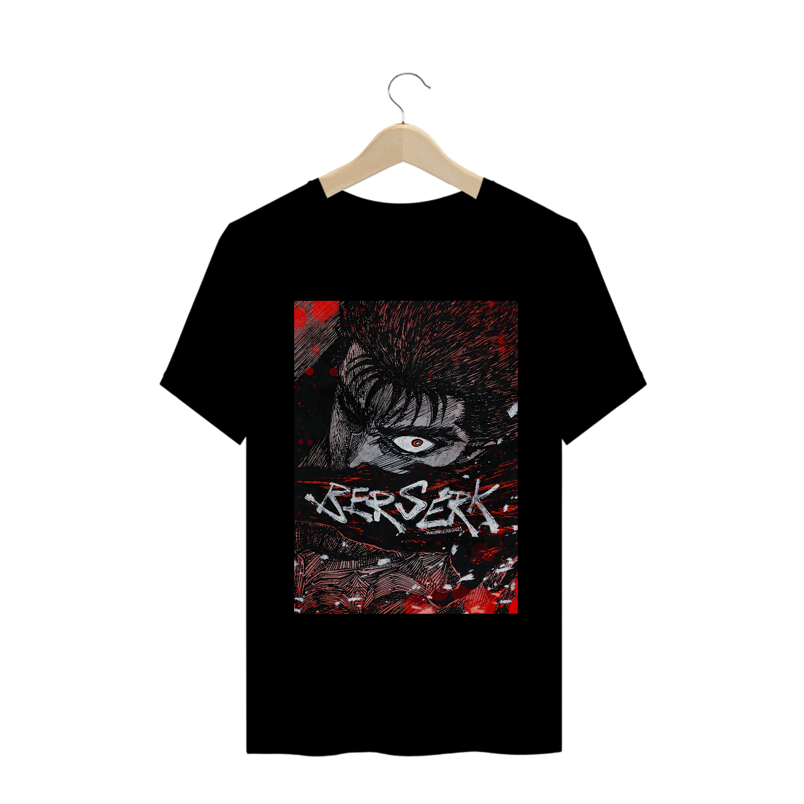 Camiseta Berserk Guts - Tecido Classic