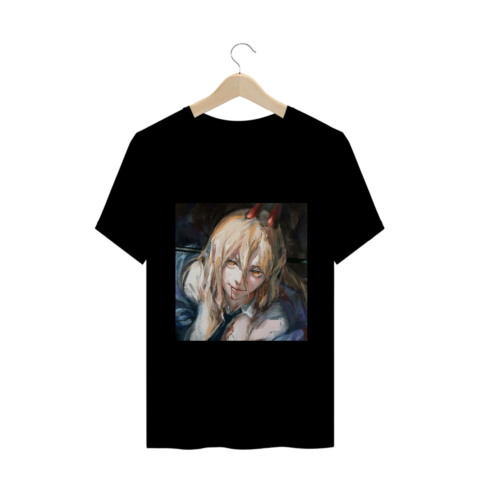 Camiseta Power Chainsaw Man - Tecido Quality