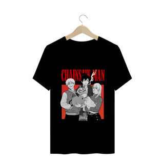 Camiseta Chainsaw Man - Tecido Quality