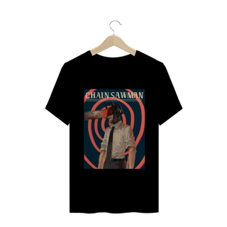 Nome do produto Camiseta Chainsaw Man Espiral - Tecido Quality