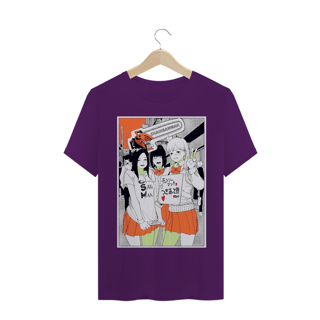 Nome do produto Camiseta Chainsaw Man Estilo Mangá Colegial - Tecido Classic