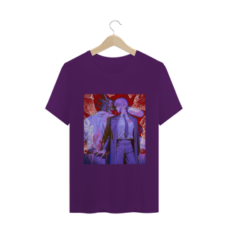 Nome do produto Camiseta Chainsaw Man Makima e Denji - Tecido Classic
