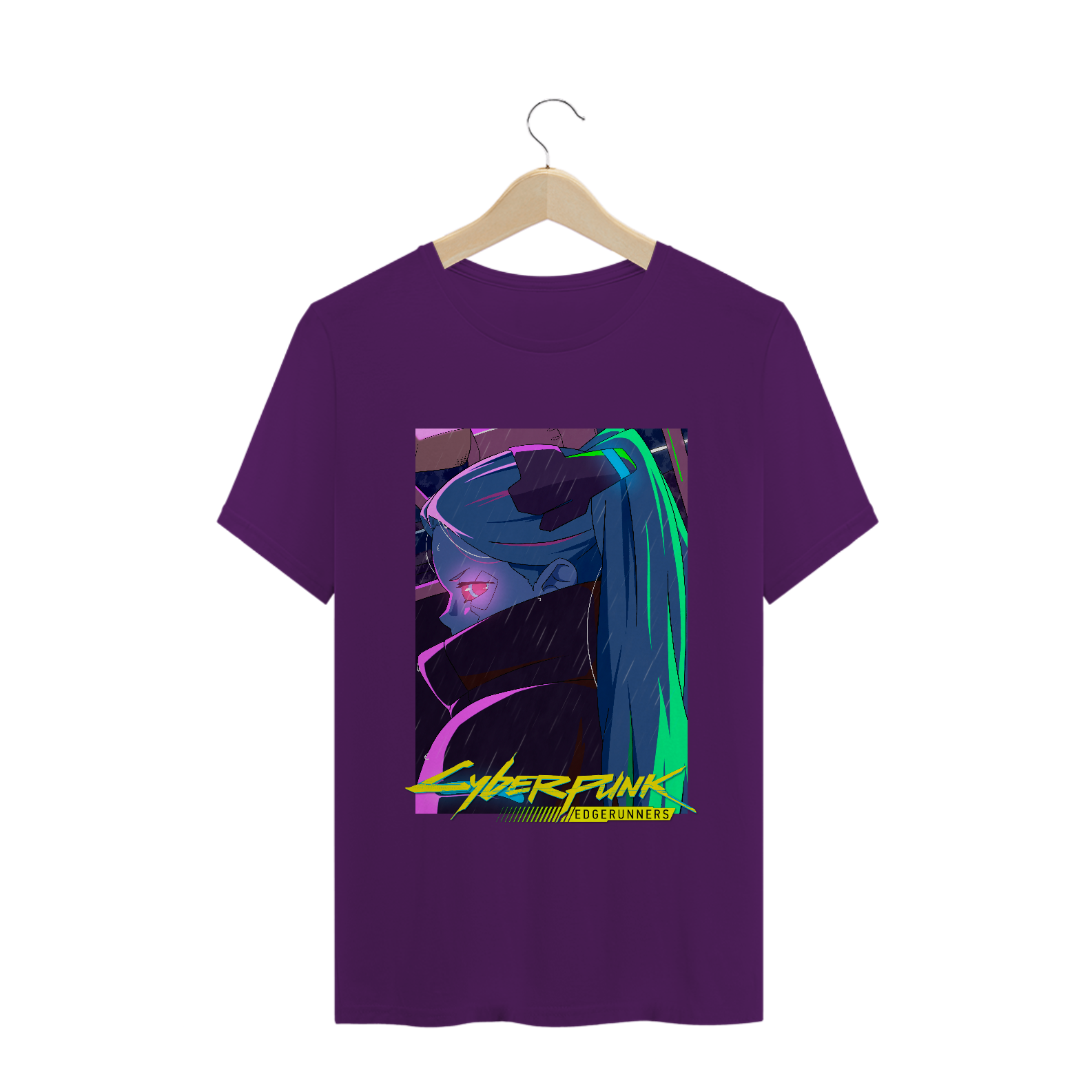 Camiseta Rebecca Cyberpunk - Tecido Classic