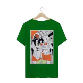 Nome do produto Camiseta Chainsaw Man Estilo Mangá Colegial - Tecido Classic