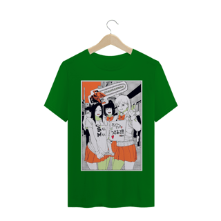 Nome do produto Camiseta Chainsaw Man Estilo Mangá Colegial - Tecido Quality