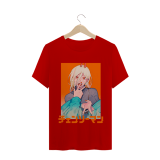 Nome do produto Camiseta Power Chainsaw Man - Tecido Quality