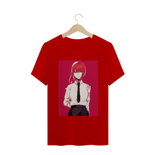 Nome do produto Camiseta Minimalista Makima Chainsaw Man - Tecido Quality