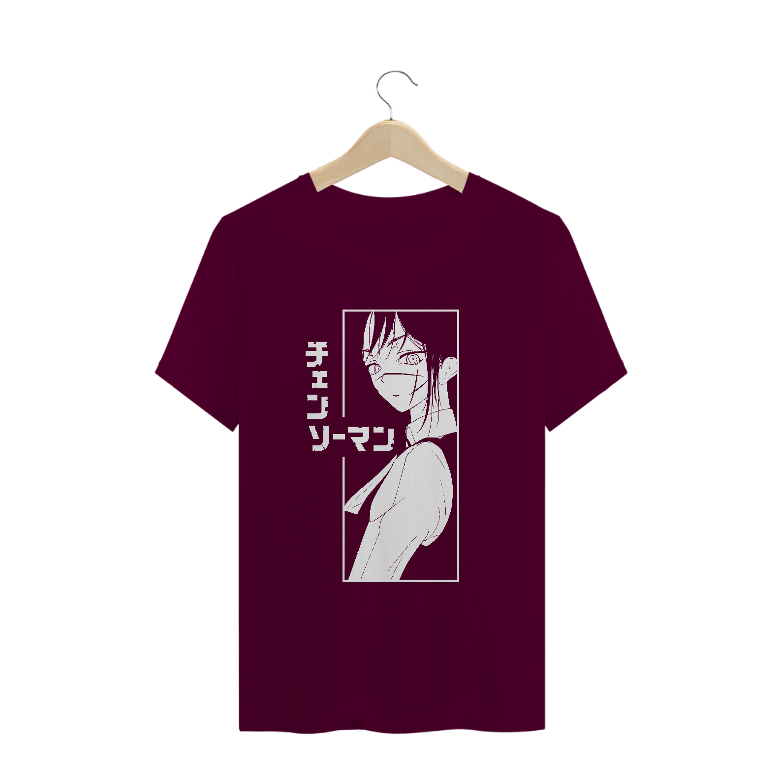 Camiseta Demônio da Guerra Chainsaw Man - Tecido Classic