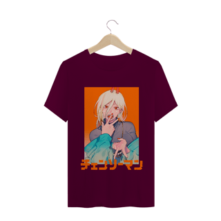 Nome do produto Camiseta Power Chainsaw Man - Tecido Classic