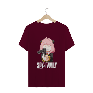 Camiseta Anya Spy x Family Letra Branca - Tecido Quality