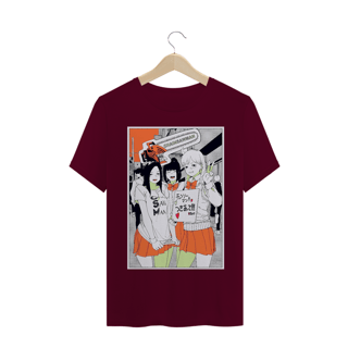 Nome do produto Camiseta Chainsaw Man Estilo Mangá Colegial - Tecido Quality