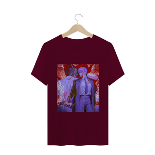 Nome do produto Camiseta Chainsaw Man Makima e Denji - Tecido Quality