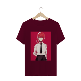Nome do produto Camiseta Minimalista Makima Chainsaw Man - Tecido Quality