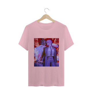 Nome do produto Camiseta Chainsaw Man Makima e Denji - Tecido Classic