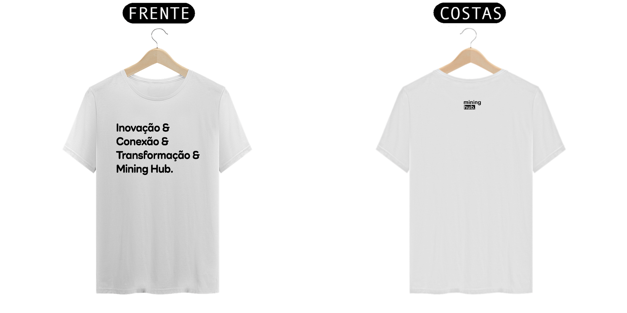 T-shirt white — Inovação & MH