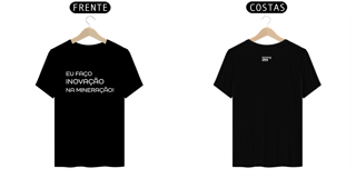 T-shirt black — Eu faço inovação