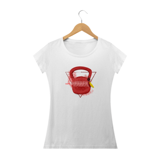Nome do produto Camisa Babylook kettelbel Vermelho Chakaruna