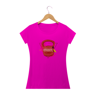 Nome do produto Camisa Babylook kettelbel Vermelho Chakaruna