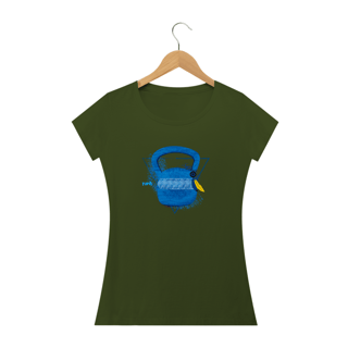 Nome do produto Camisa Babylook kettelbel Azul Chakaruna