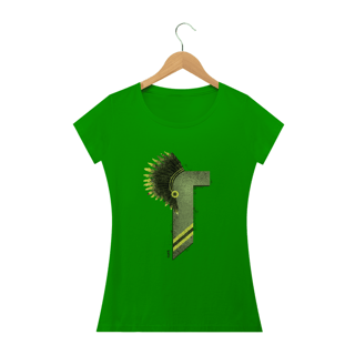 Nome do produto Camisa Babylook Cocar Chakaruna