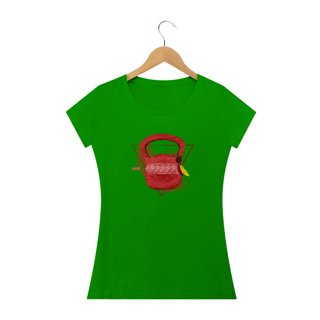 Nome do produto Camisa Babylook kettelbel Vermelho Chakaruna