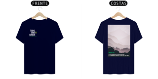 Nome do produto Nosso maravilhoso Deus - t-shirt quality frente e verso